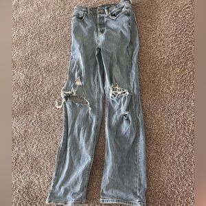 Wild Fable womens Distressed Blue Jeans